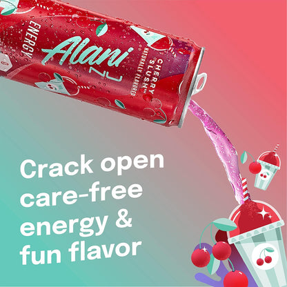 Alani Nu Cherry Slush Energy Drink (12oz, 12 Cans)